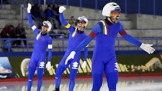 Pattinaggio di velocità - Mondiali 2024 - Oro mondiale per l'Italia nell'Inseguimento a squadre - 16 02 2024 - RaiPlay