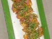 Crostino di pizza pasquale con cinghiale e fagiolini di Michele Farru