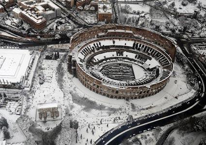L'Italia sotto la neve