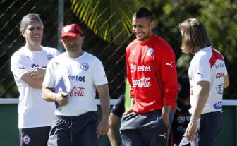 Cile: Vidal si &egrave; allenato con i compagni