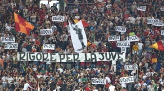 Roma-Chievo: cori contro Juve e arbitri