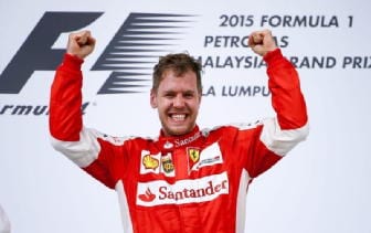 F1: Vettel in estasi 'Forza Ferrari'