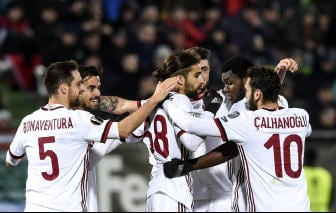 Europa League: Ludogorets-Milan 0-3