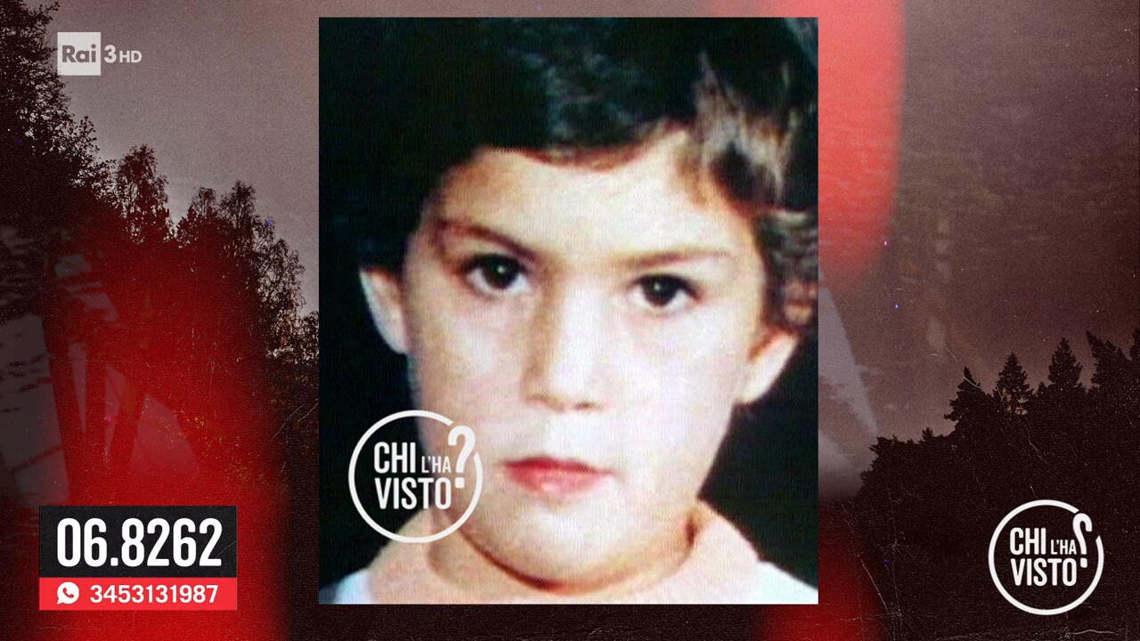 Santina Renda: age progressing della foto della bambina scomparsa nel 1990 da Palermo - Chi l&#39;ha visto? - 16/11/2022