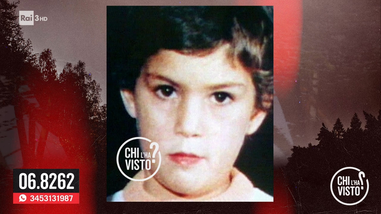 Santina Renda: age progressing della foto della bambina scomparsa nel 1990 da Palermo - Chi l'ha visto? - 16/11/2022