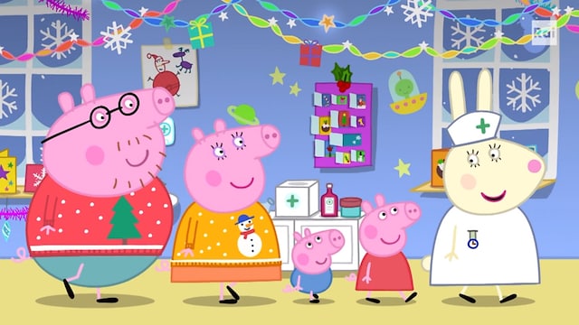 Peppa Pig Natale.Video Rai Tv Peppa Pig Natale In Ospedale Peppa Pig S8e26 Natale In Ospedale