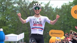 Giro d-Italia 2024 - 2a tappa - Ultimo Km: Tadej Pogacar come Pantani, l'impresa a Oropa - 05 05 2024 - RaiPlay