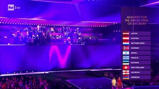 Eurovision Song Contest 2024 - I 10 Paesi finalisti della seconda semifinale - 07/05/2024 - RaiPlay