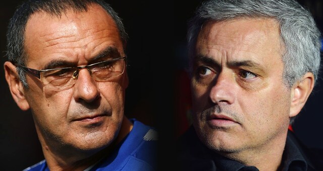 Maurizio Sarri - Jos&egrave; Mourinho