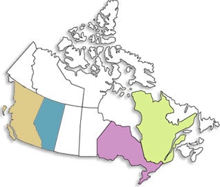 Mappa Canada