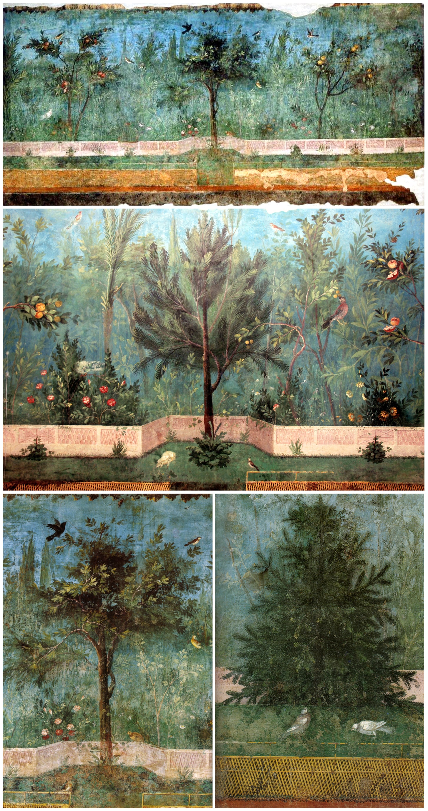 Pittura di giardino della villa di Livia