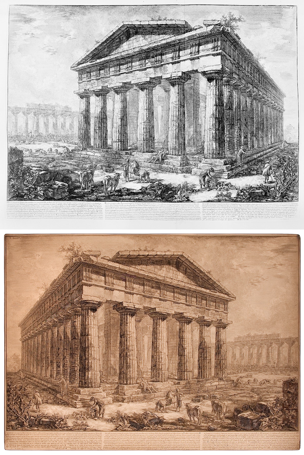 Veduta dell&#8217;antico Tempio di Nettuno