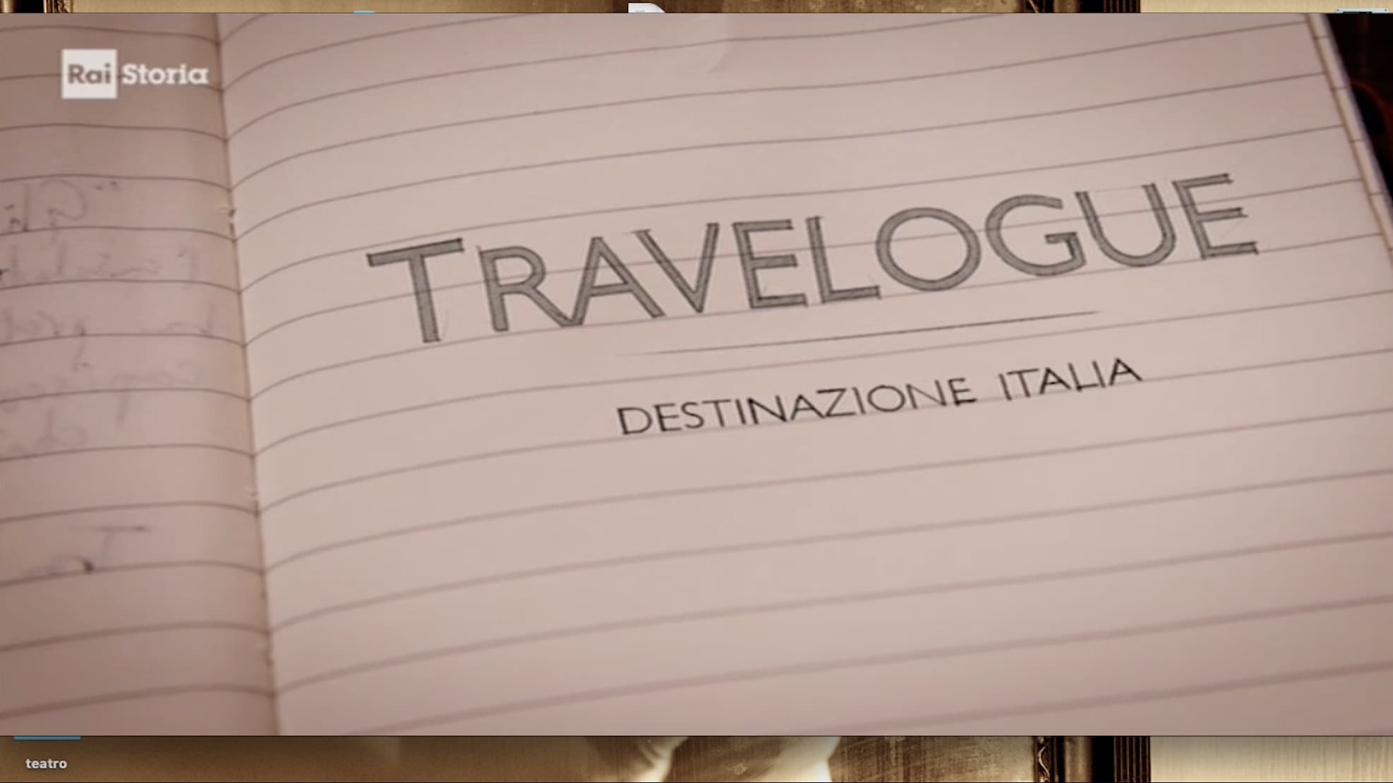 Rai Storia Travelogue-Destinazione Italia J.W.Goeth