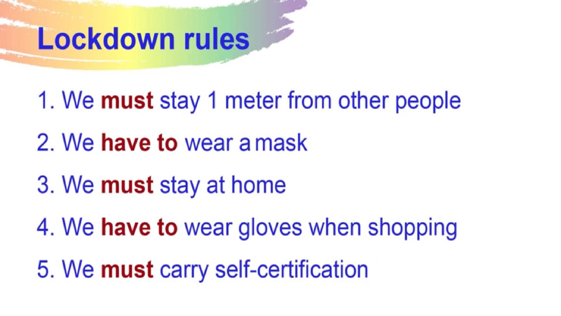 Have To E Don't Have To