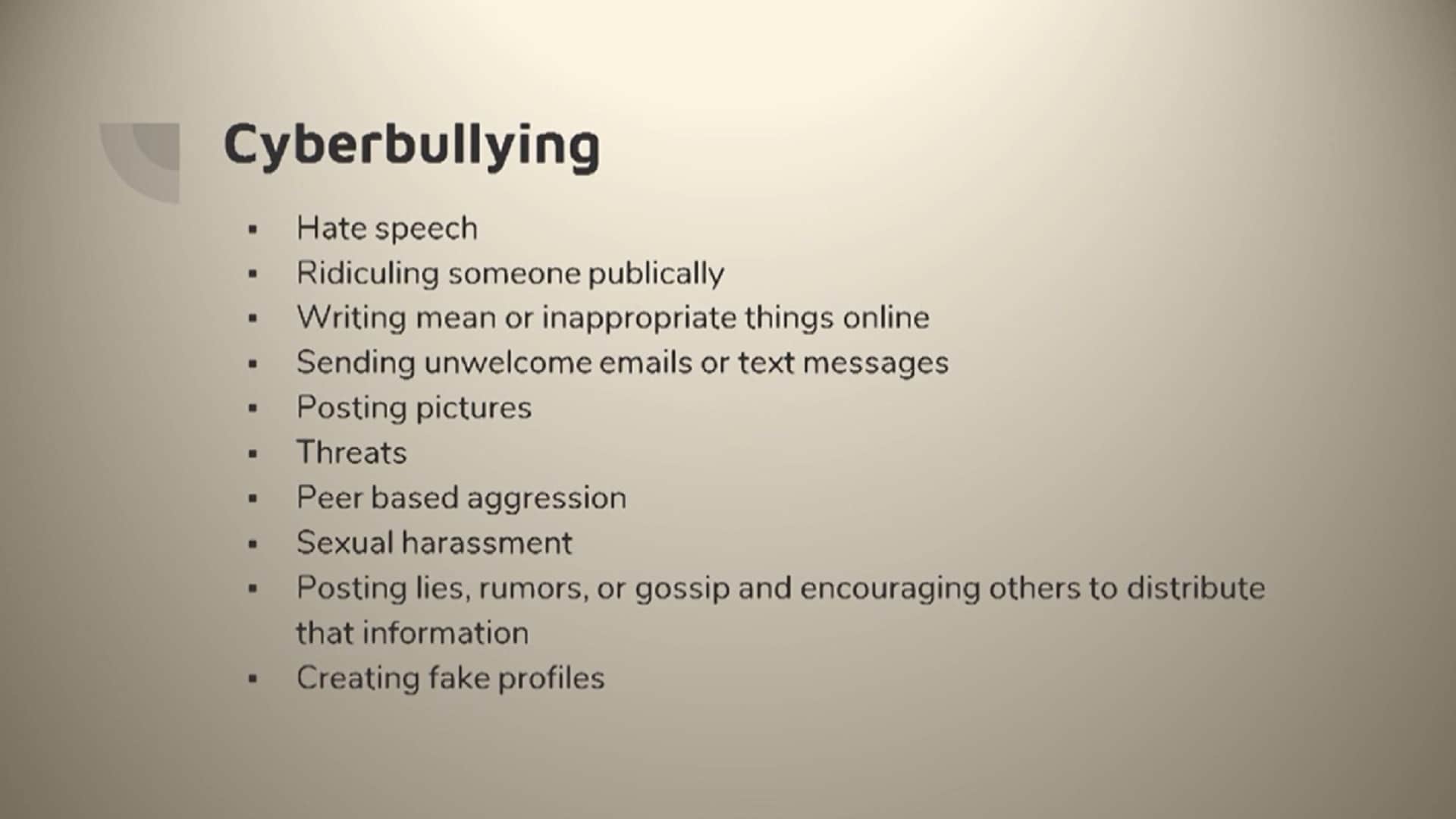 Cyberbullying and hate speech - Rai Cultura
