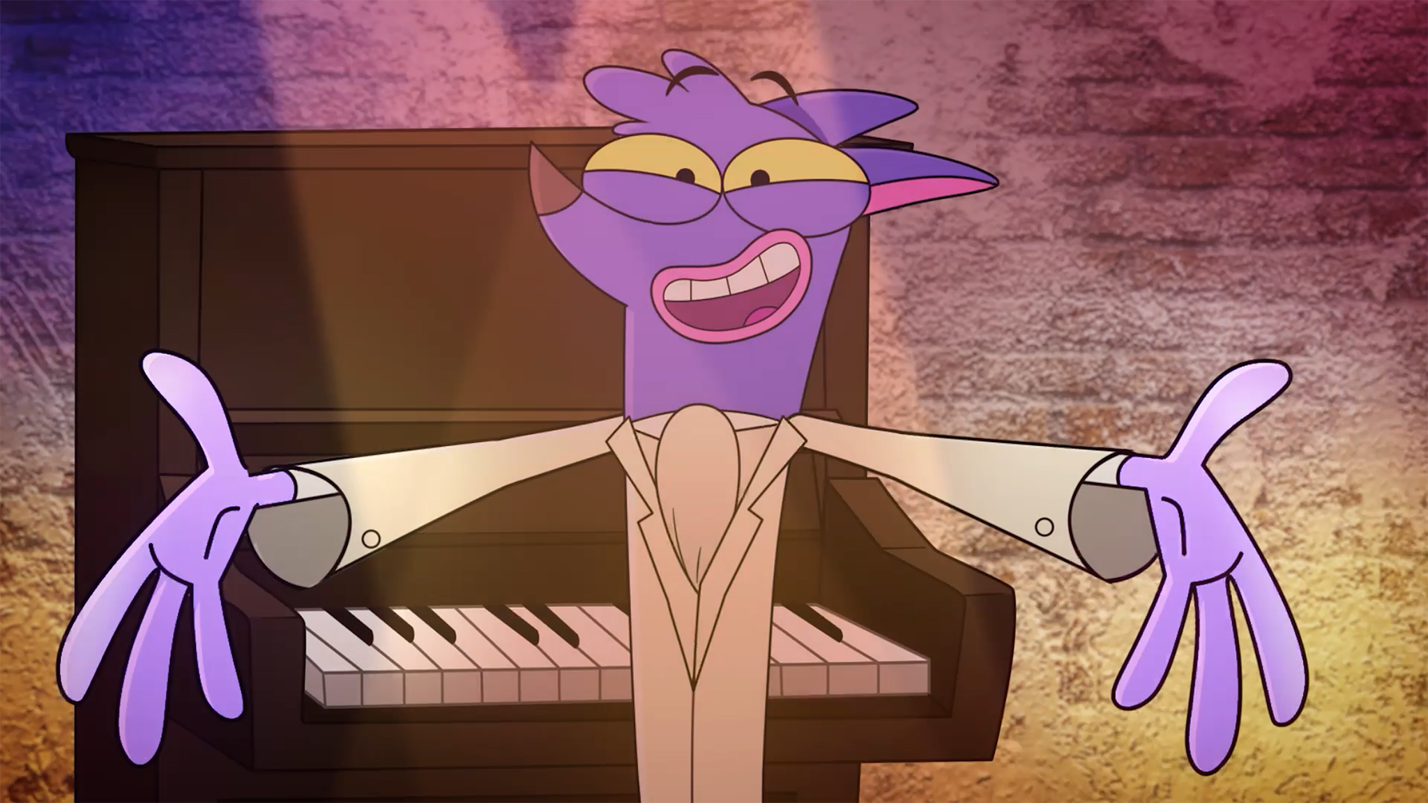 Rai Gulp Spooky Wolf - S1E14 - Piano solo