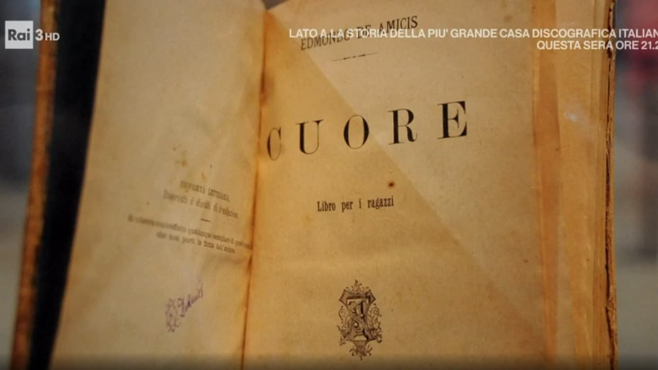 Rai Storia Passato e Presente - Cuore, il libro degli italiani - 12/04/2024