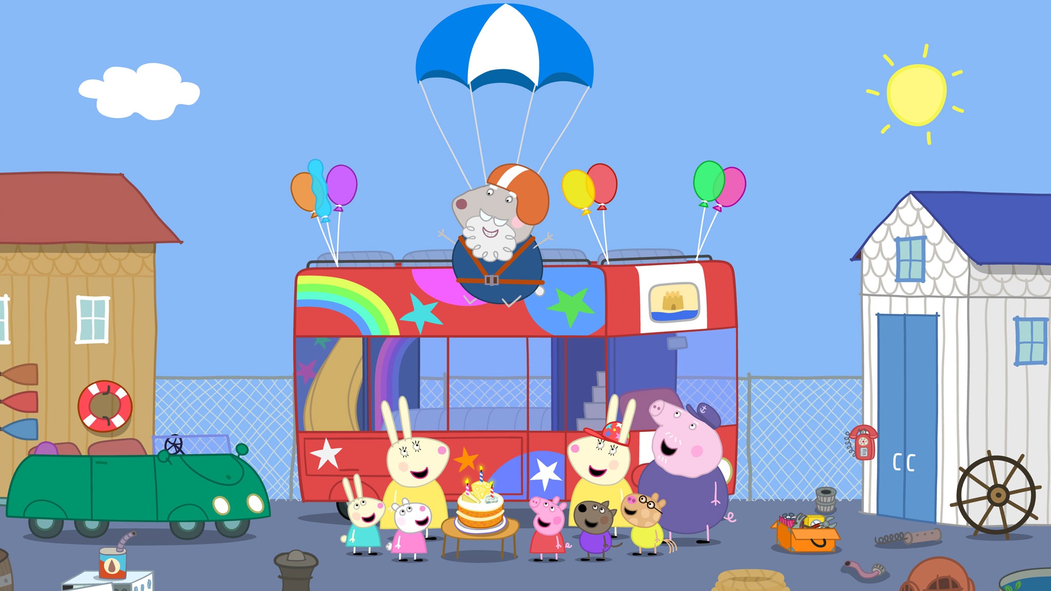 Rai Yoyo Peppa Pig - S10E28 - Broken Party Bus - Versione inglese con commento in italiano