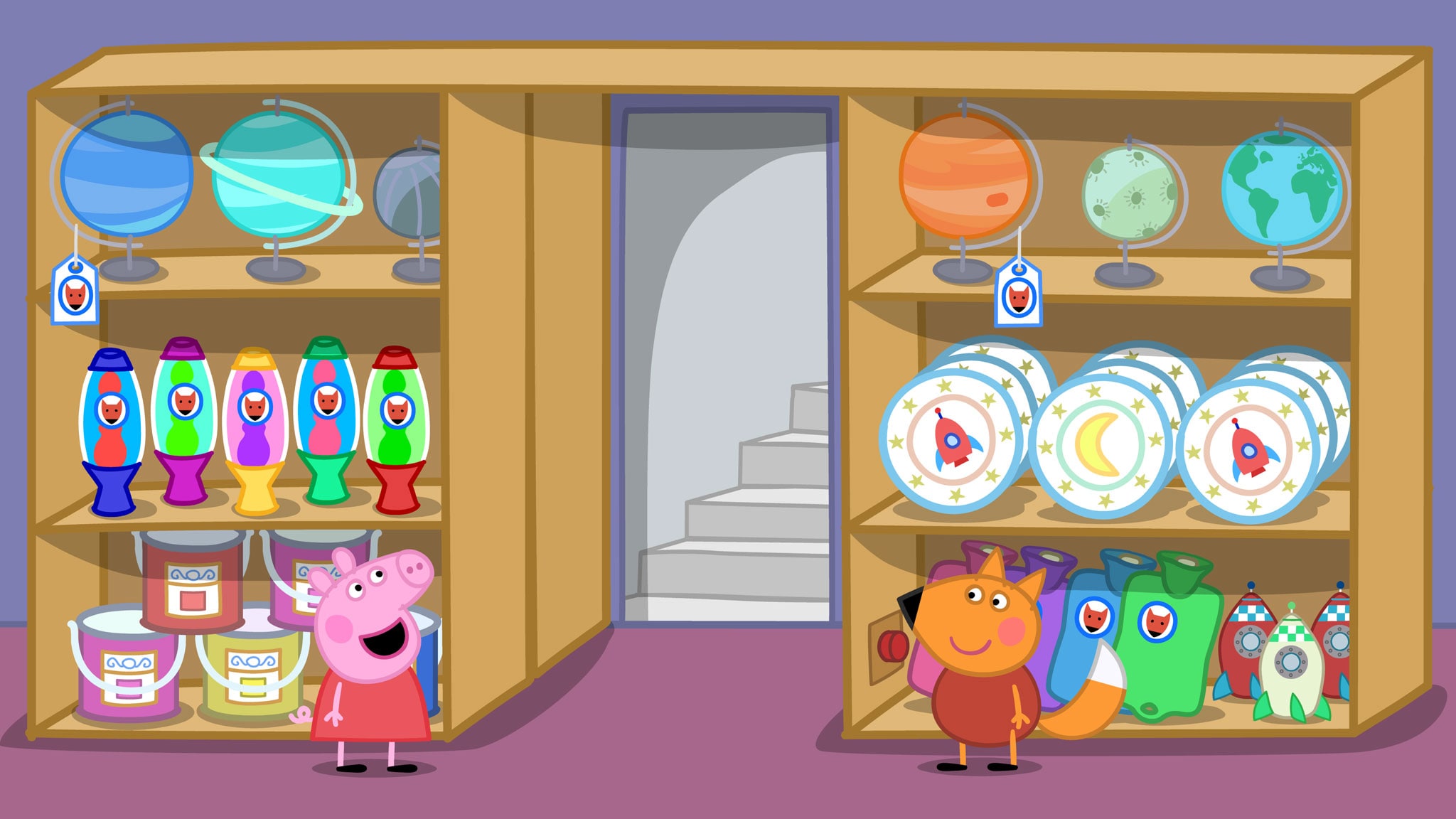 Rai Yoyo Peppa Pig - S10E30 - Living Above the Shops - Versione inglese con commento in italiano