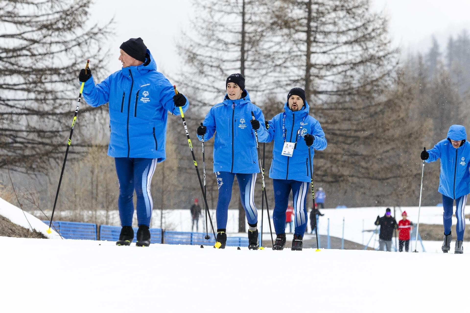 Primo giorno di training per gli Azzurri ai Giochi Mondiali Invernali Special Olympics, Torino 2025