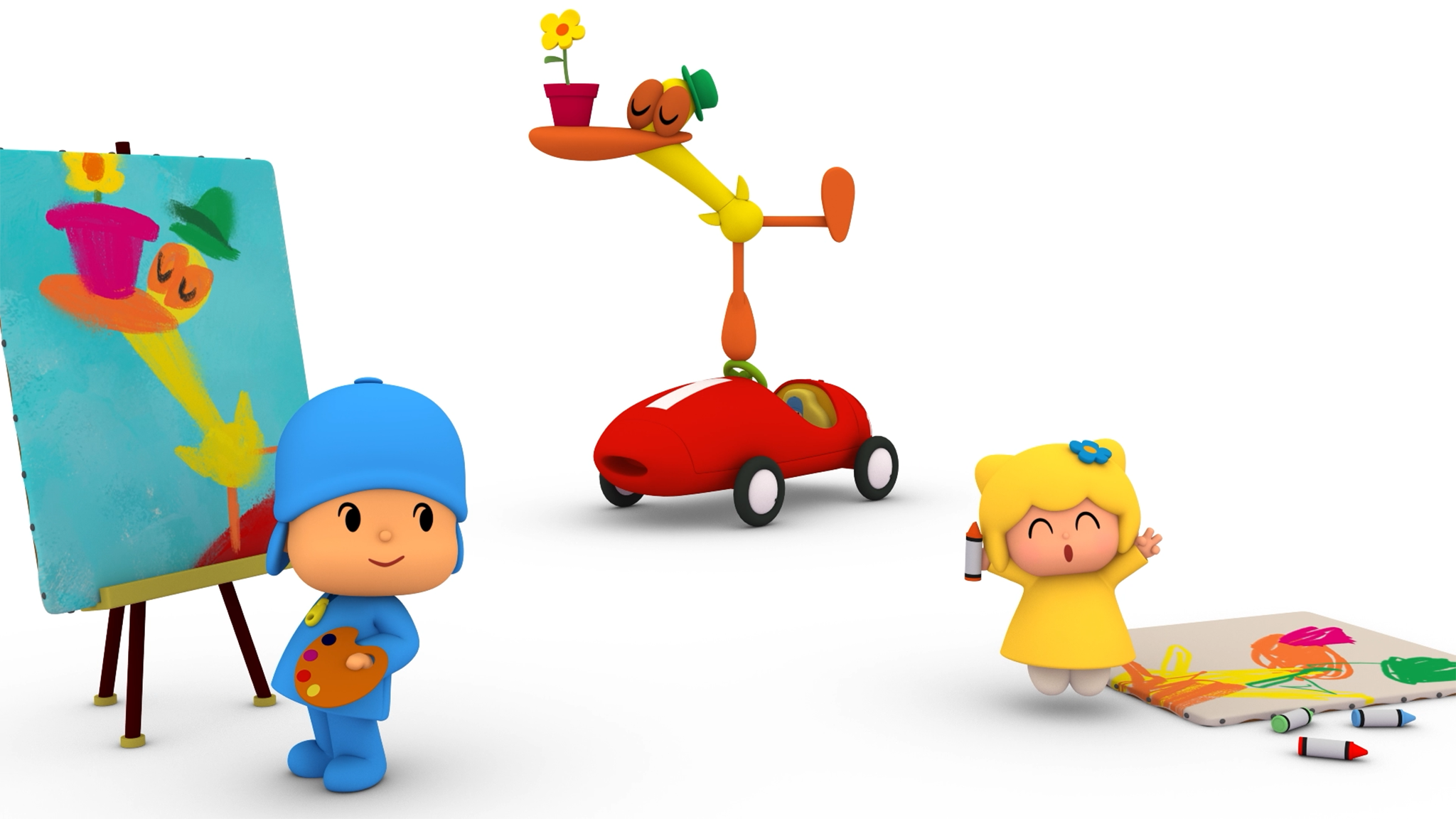 Rai Yoyo Pocoyo - S5E40 - Gara di pittura intergalattica