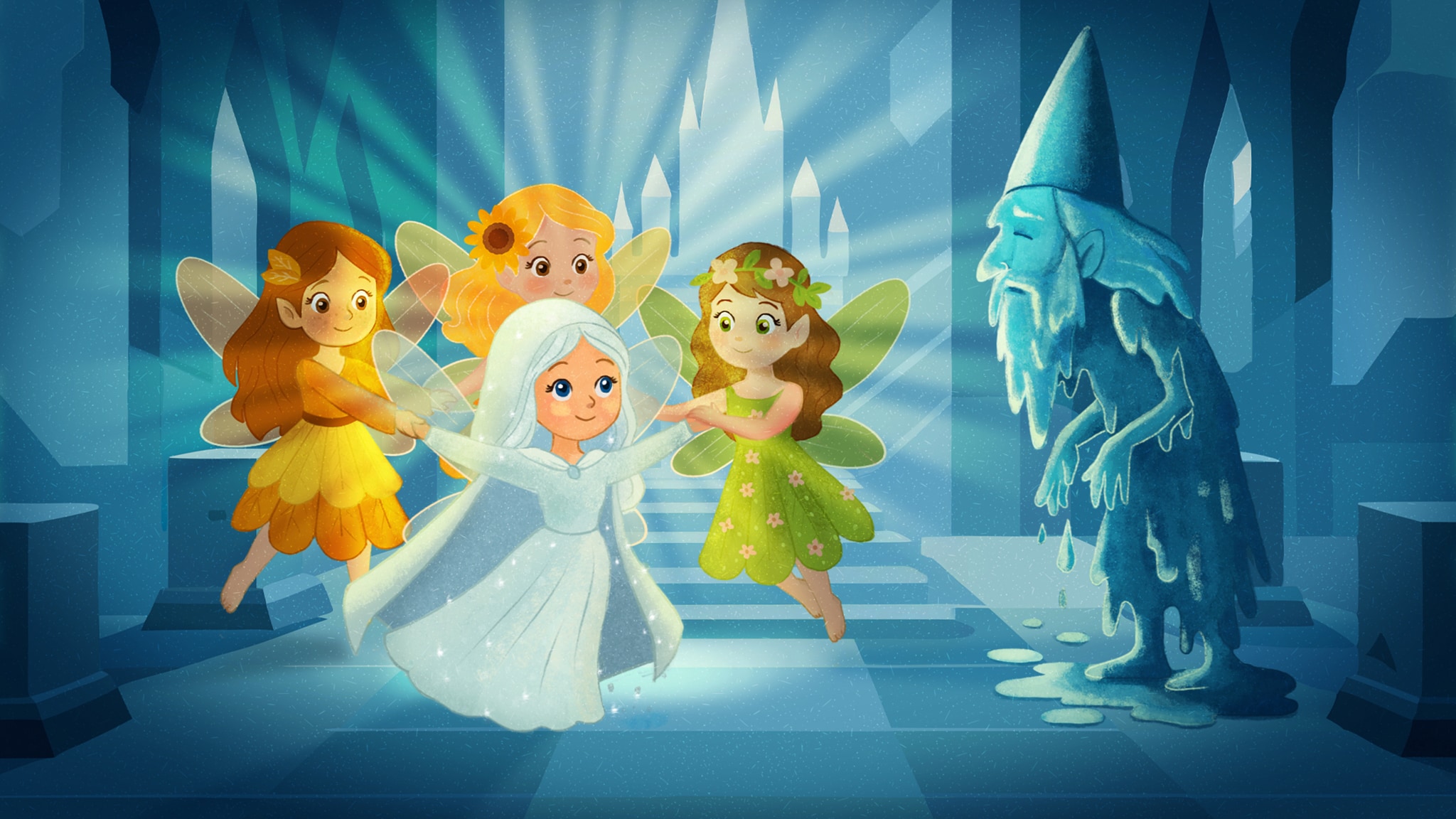 Rai Yoyo Buonanotte con Carolina - Storie e letterine - S1E9 - Le fate delle stagioni