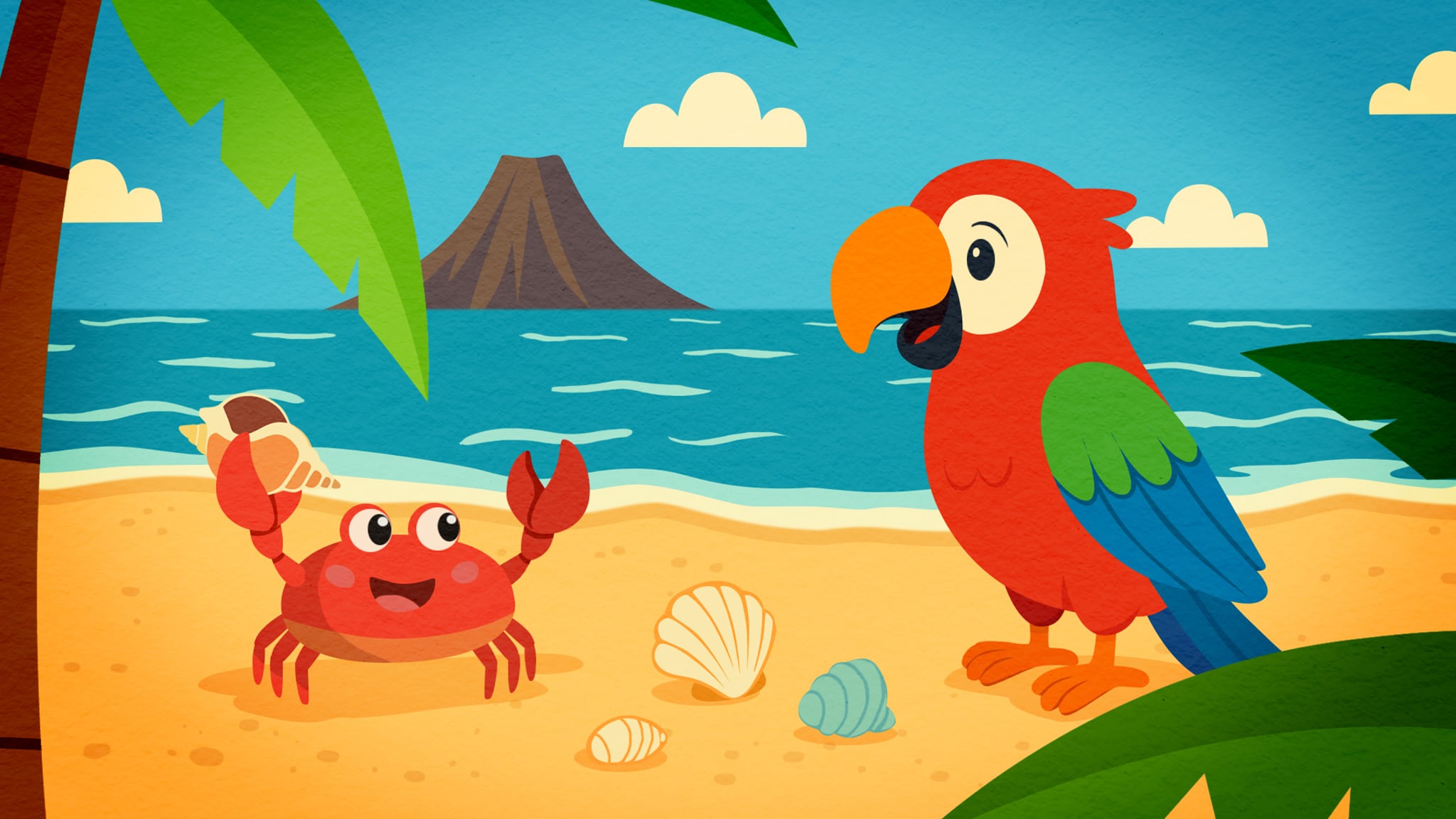 Rai Yoyo Buonanotte con Carolina - Storie e letterine - S1E15 - Polly, Grimmy e la fuga dall'isola del vulcano