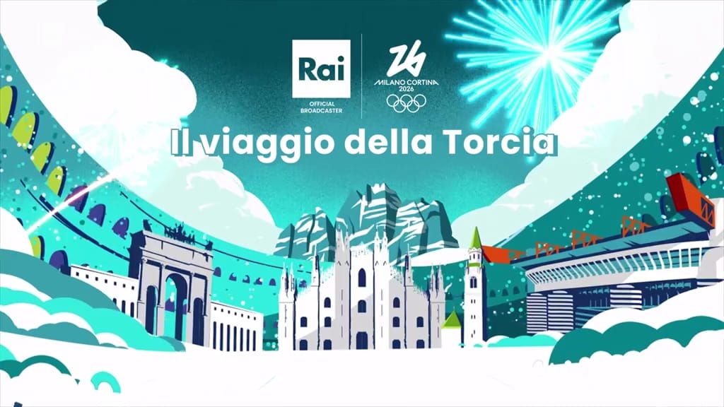 Rai 2 Olimpiadi Invernali: Milano Cortina 2026 - Il viaggio della Torcia del 15/12/2025
