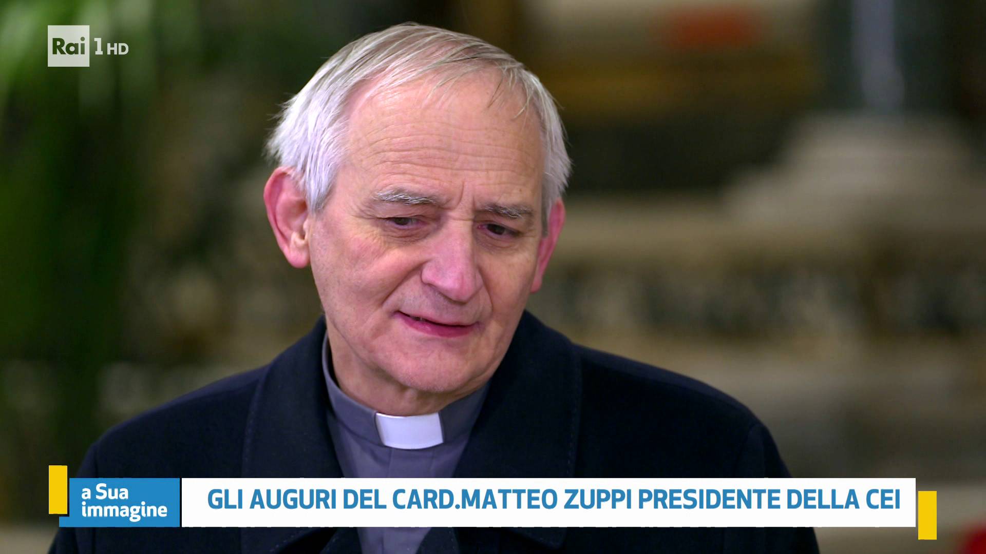 Rai 1 Speciale A Sua immagine - Messaggio di Natale del Cardinale Matteo Maria Zuppi - 24/12/2025