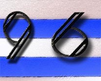 Particolare delle cifre 9 e 6.