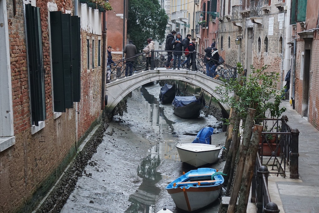 Венеция обмелела