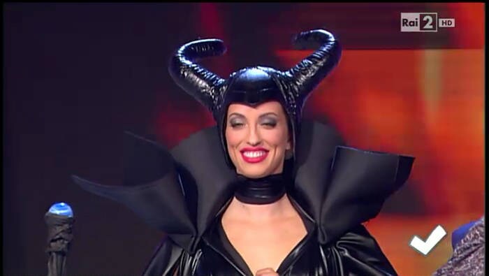 Costume Halloween Carnevale Donna Travestimento Malvagia Maleficent  Grimilde